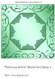 Fabulous Swirls Blank Card Base 4