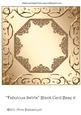 Fabulous Swirls Blank Card Base 6