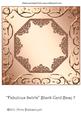 Fabulous Swirls Blank Card Base 7