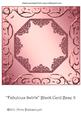Fabulous Swirls Blank Card Base 8