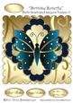Birthday Butterfly Multi-scalloped Layers Topper 5