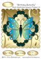 Birthday Butterfly Multi-scalloped Layers Topper 10
