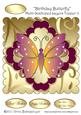 Birthday Butterfly Multi-scalloped Layers Topper 11