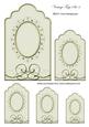 Vintage Tags Set 4