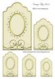 Vintage Tags Set 6