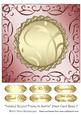 Twisted Round Frame in Swirls Plain Card Base 5