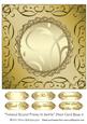 Twisted Round Frame in Swirls Plain Card Base 6