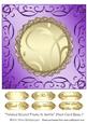 Twisted Round Frame in Swirls Plain Card Base 7
