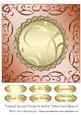 Twisted Round Frame in Swirls Plain Card Base 9