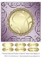 Twisted Round Frame in Swirls Plain Card Base 10