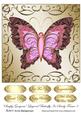 Simply Gorgeous Layered Butterfly in Swirly Frame 3