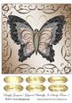 Simply Gorgeous Layered Butterfly in Swirly Frame 5