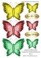 Layered Butterfly Toppers / Embellishments Set 3