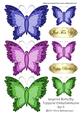 Layered Butterfly Toppers / Embellishments Set 5
