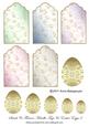 Swirls & Flowers Metallic Tags & Easter Eggs 2
