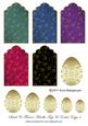 Swirls & Flowers Metallic Tags & Easter Eggs 4