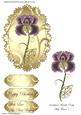 Scalloped Metallic Doily with Flower 3