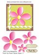 Thank You Flower Square Topper 1.1
