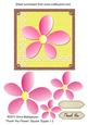 Thank You Flower Square Topper 1.2