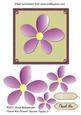 Thank You Flower Square Topper 2