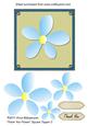Thank You Flower Square Topper 3