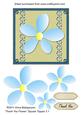 Thank You Flower Square Topper 3.1