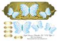 Joyful Summer Butterflies Trio Dl Topper 2