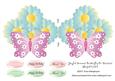 Joyful Summer Butterfly on Daisies Shaped Card 2