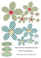 Polka Dot Flower Embellishment Set 2