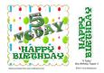 5 Today Boy Birthday Topper 2
