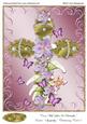 Cross with Lilies & Butterflies Easter/ Sympathy/ Christen