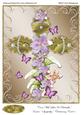 Cross with Lilies & Butterflies Easter/ Sympathy/ Christen