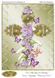 Cross with Lilies & Butterflies Easter/ Sympathy/ Christen