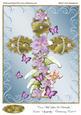 Cross with Lilies & Butterflies Easter/ Sympathy/ Christen