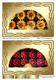 Opened Fan on Twisted Frame Toppers/ Card Fronts 2