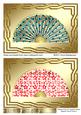 Opened Fan on Twisted Frame Toppers/ Card Fronts 4