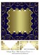Swirly Frame with Embossed Center 5