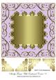 Swirly Frame with Embossed Center 8