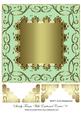 Swirly Frame with Embossed Center 9