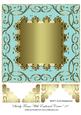 Swirly Frame with Embossed Center 10