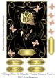 Fantasy Flower & Butterflies Various Occasions Card 4