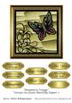 Imaginary Voyage Various Occasions Butterfly Topper 2