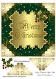 Large Christmas Topper with Swirls & Snowflakes 2