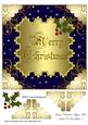 Large Christmas Topper with Swirls & Snowflakes 3