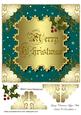 Large Christmas Topper with Swirls & Snowflakes 4