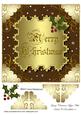 Large Christmas Topper with Swirls & Snowflakes 6