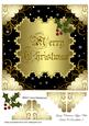 Large Christmas Topper with Swirls & Snowflakes 7
