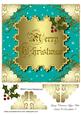Large Christmas Topper with Swirls & Snowflakes 9
