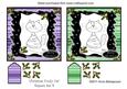 Christmas Funky Cat Toppers Set 4