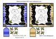 Christmas Funky Cat Toppers Set 5